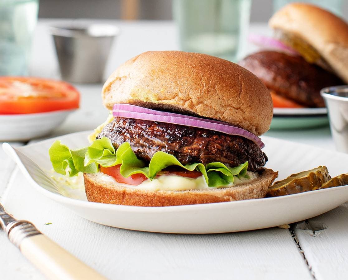 Mushroom burger