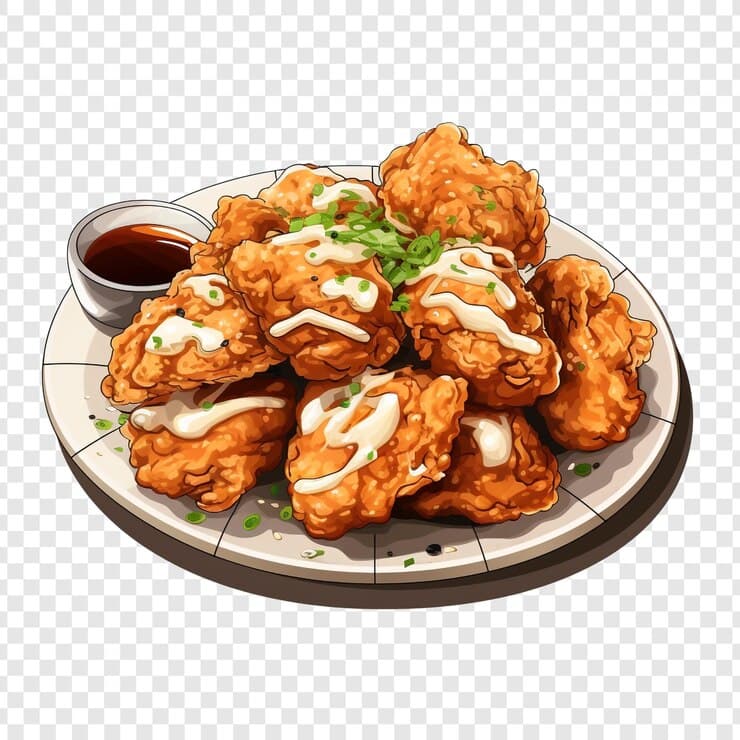Garlic fried chicken