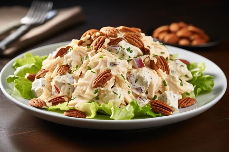 Pecan chicken salad